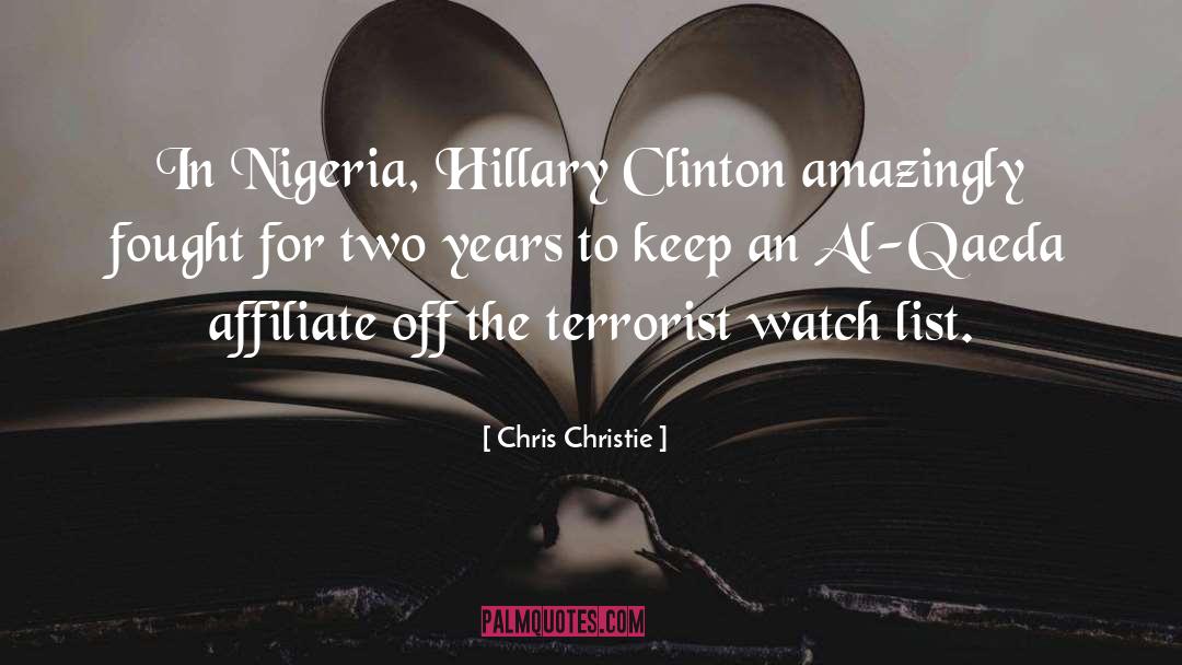 Nigeria quotes by Chris Christie