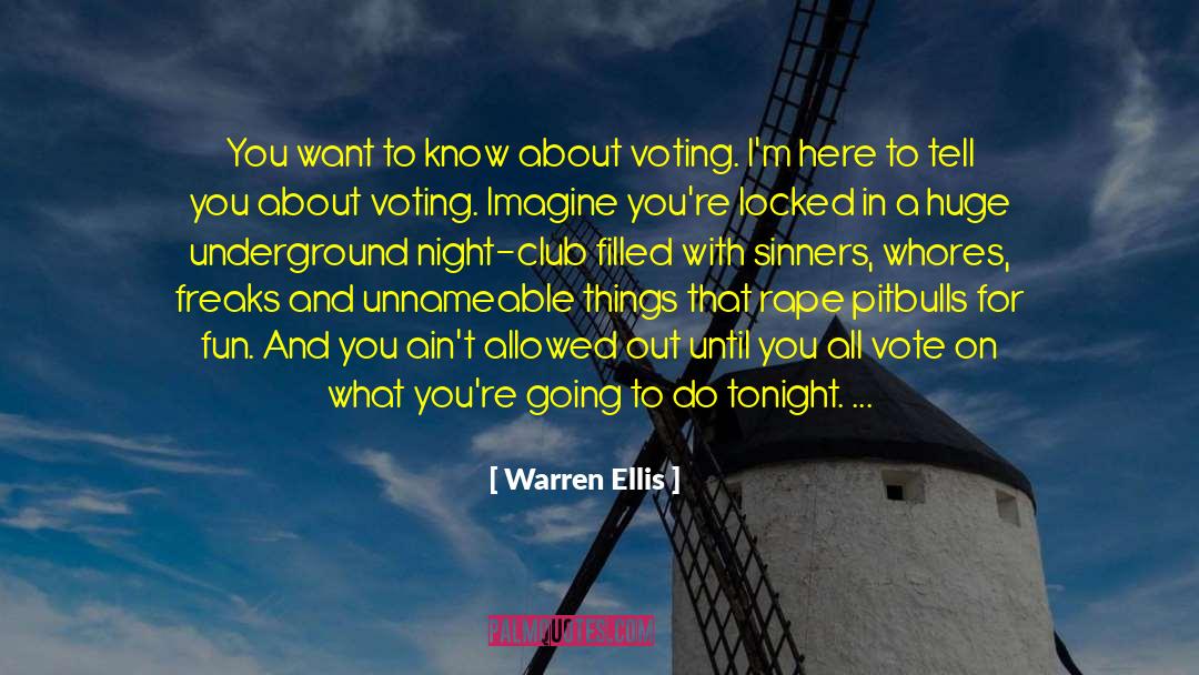 Night Club quotes by Warren Ellis