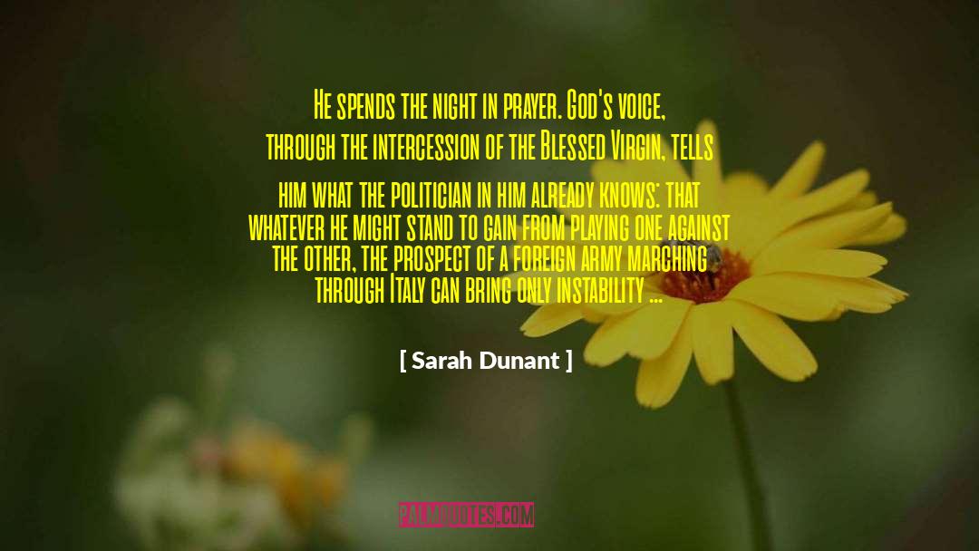 Night In quotes by Sarah Dunant
