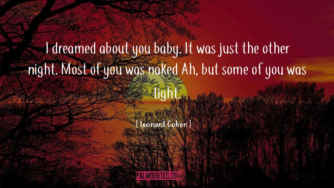 Night Light quotes by Leonard Cohen