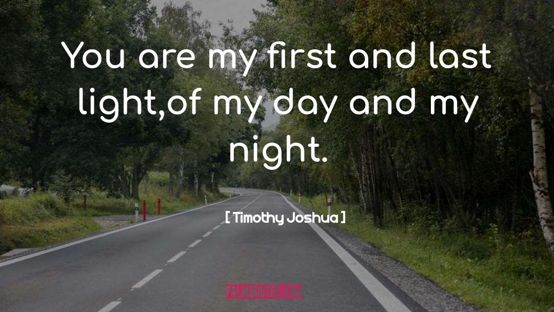Night Love quotes by Timothy Joshua