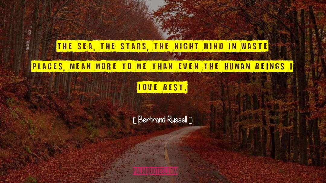 Night Love quotes by Bertrand Russell
