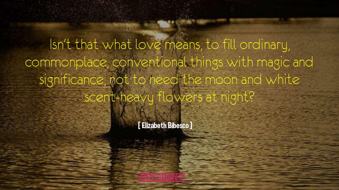 Night Love quotes by Elizabeth Bibesco