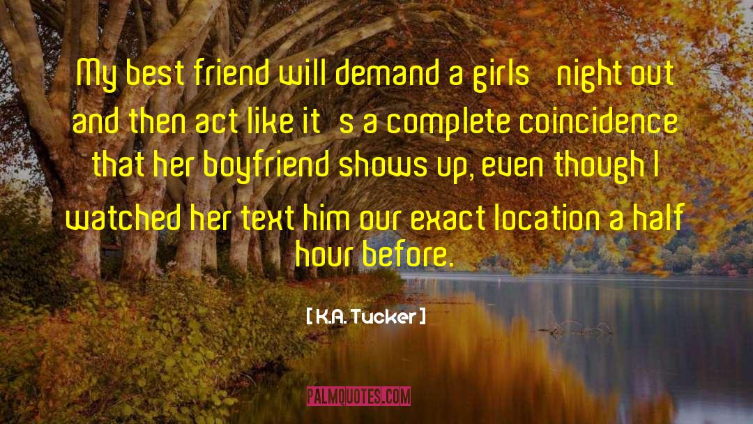 Night Out quotes by K.A. Tucker