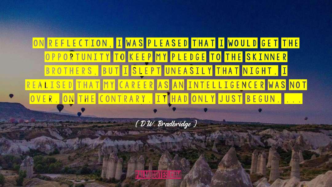 Night Owl quotes by D.W. Bradbridge