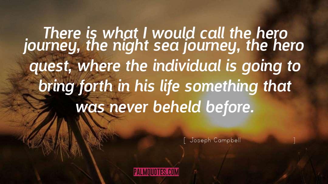 Night Sea Journey quotes by Joseph Campbell