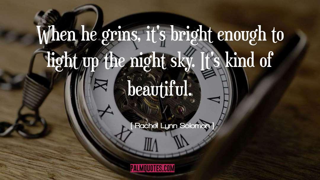 Night Sky quotes by Rachel Lynn Solomon