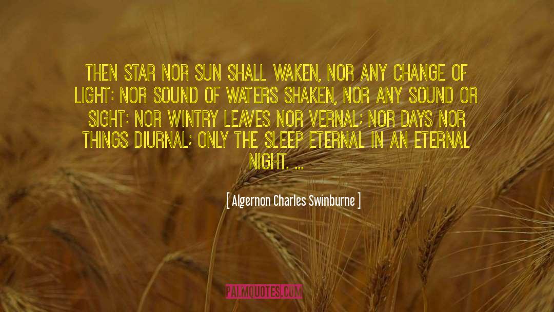 Night Stars quotes by Algernon Charles Swinburne