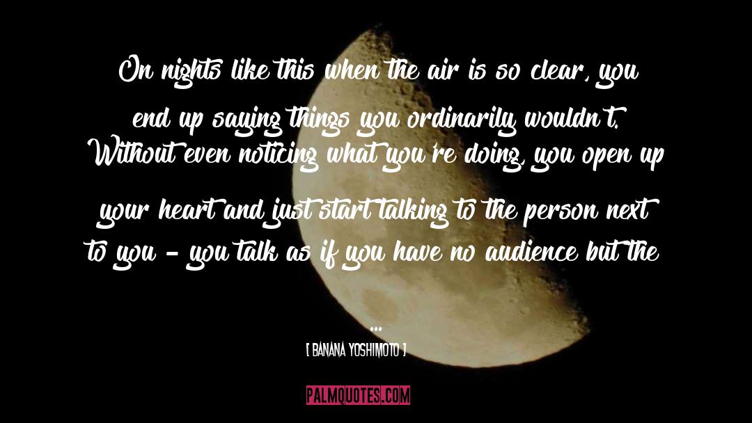 Night Stars quotes by Banana Yoshimoto