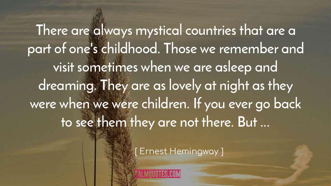 Night Terror quotes by Ernest Hemingway