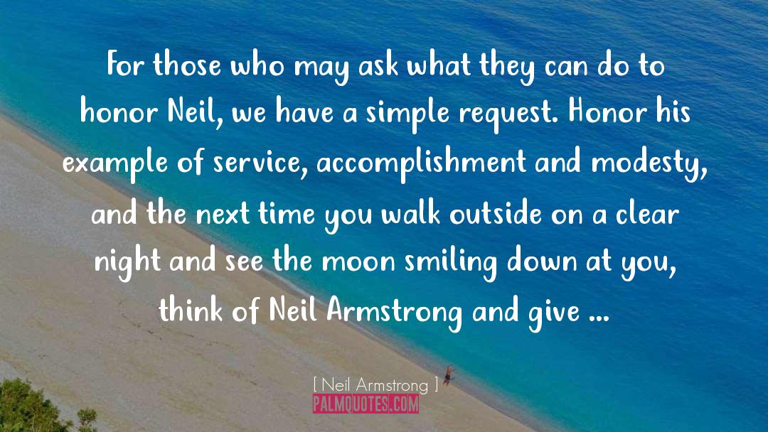 Night Thinking quotes by Neil Armstrong