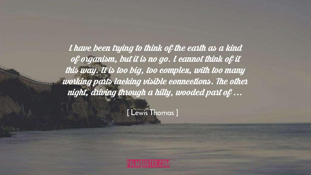 Night Thinking quotes by Lewis Thomas