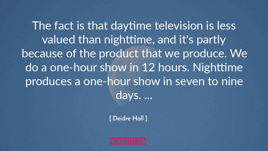 Night Time quotes by Deidre Hall