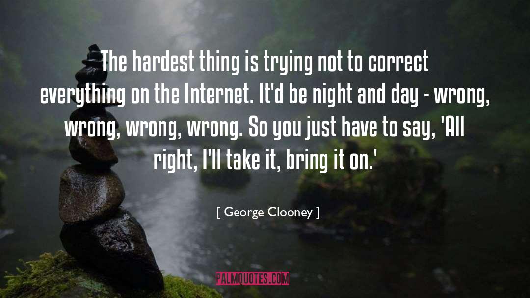 Night Vision quotes by George Clooney