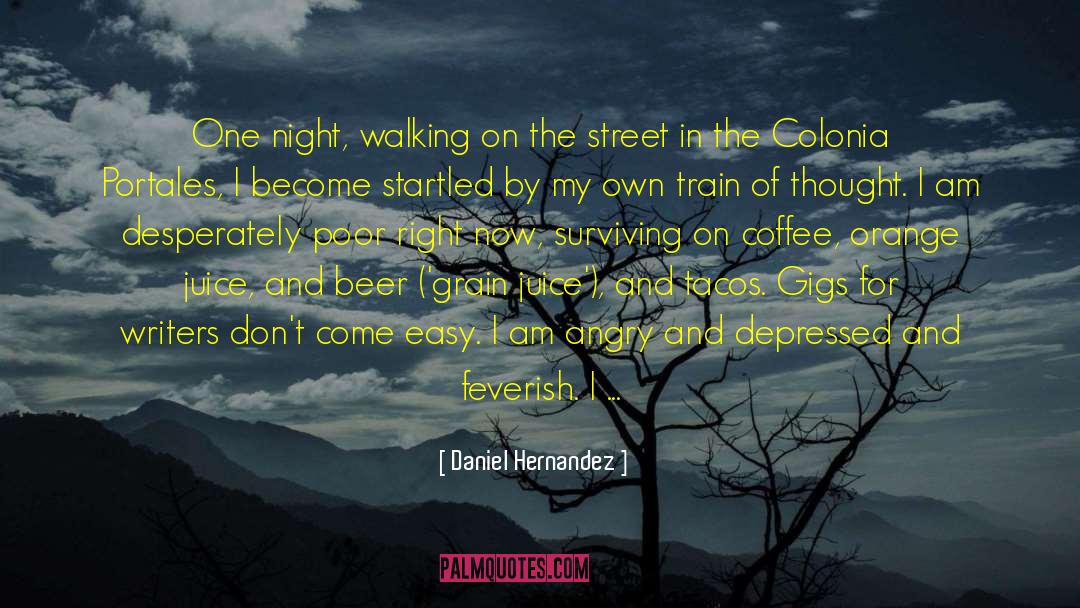 Night Walking quotes by Daniel Hernandez