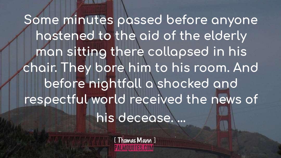 Nightfall quotes by Thomas Mann