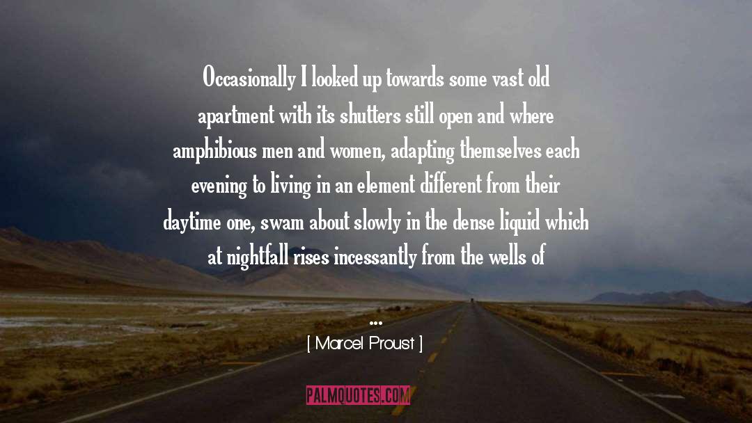 Nightfall quotes by Marcel Proust