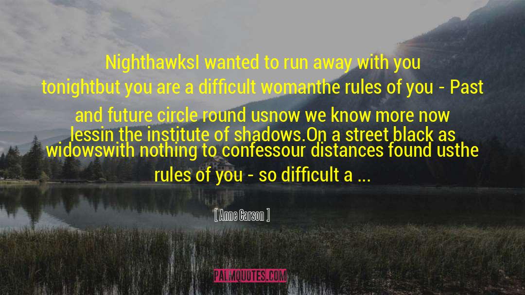 Nighthawks quotes by Anne Carson