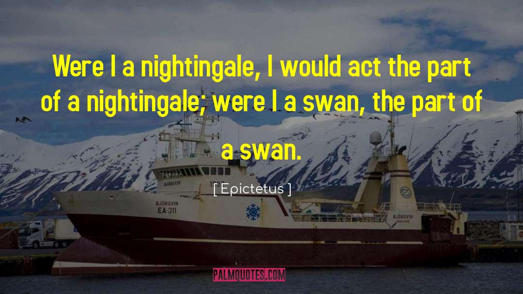 Nightingales quotes by Epictetus