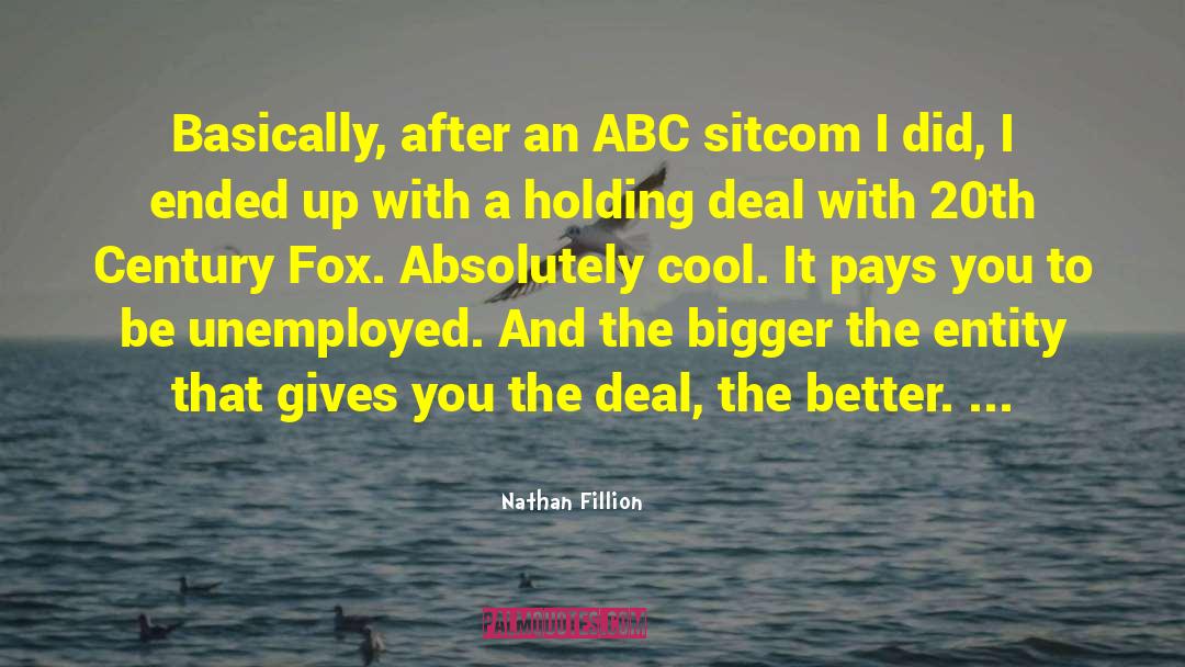 Nightline On Abc quotes by Nathan Fillion