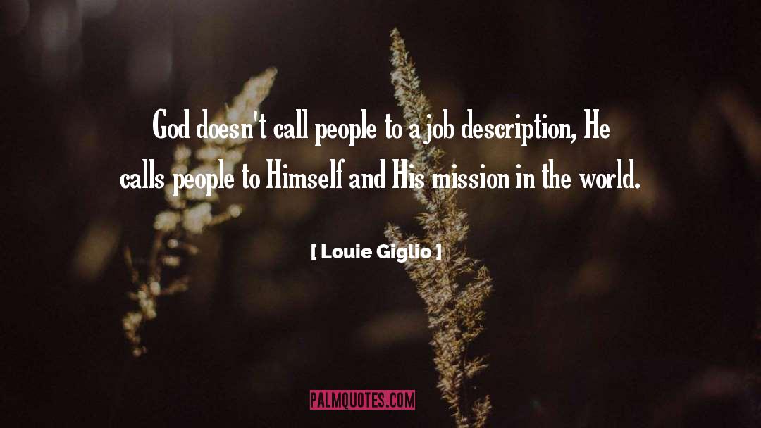 Nightmare Description quotes by Louie Giglio
