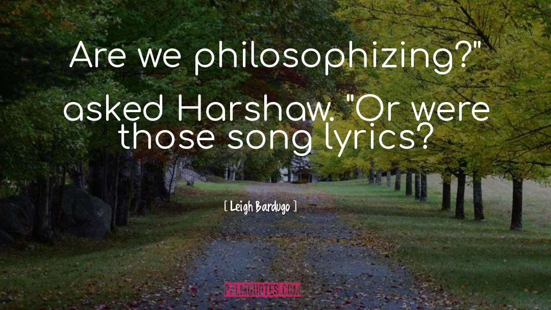 Nightrider Lyrics quotes by Leigh Bardugo