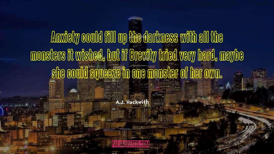 Nightwalker Monster quotes by A.J. Hackwith
