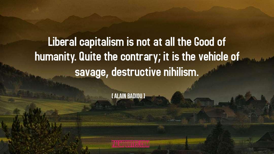 Nihilism quotes by Alain Badiou