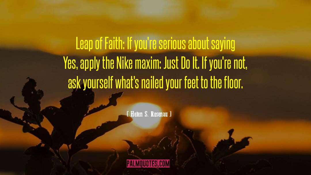 Nike quotes by Helen S. Rosenau