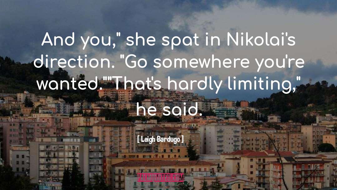 Nikolai Lanstov quotes by Leigh Bardugo