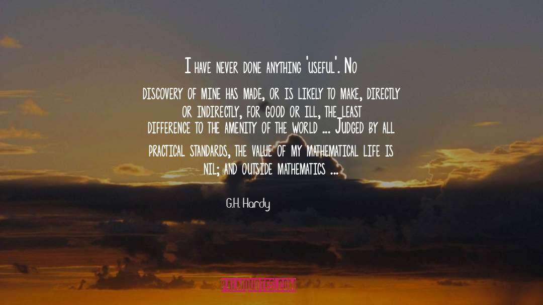 Nil quotes by G.H. Hardy