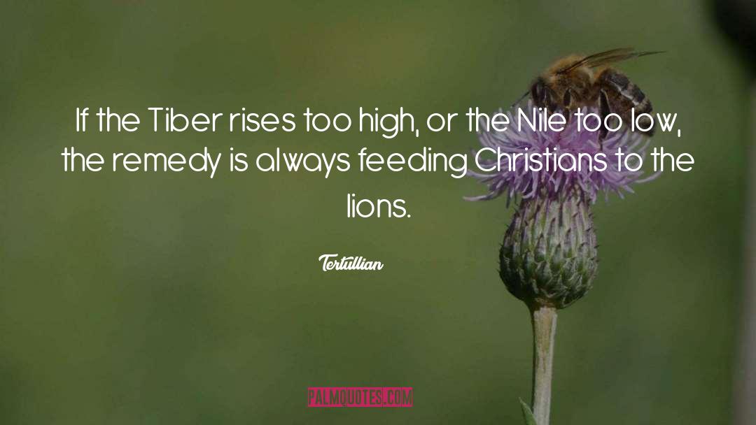 Nile quotes by Tertullian