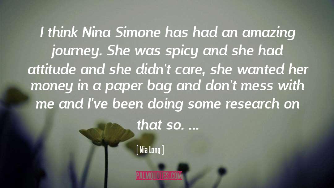 Nina Simone quotes by Nia Long