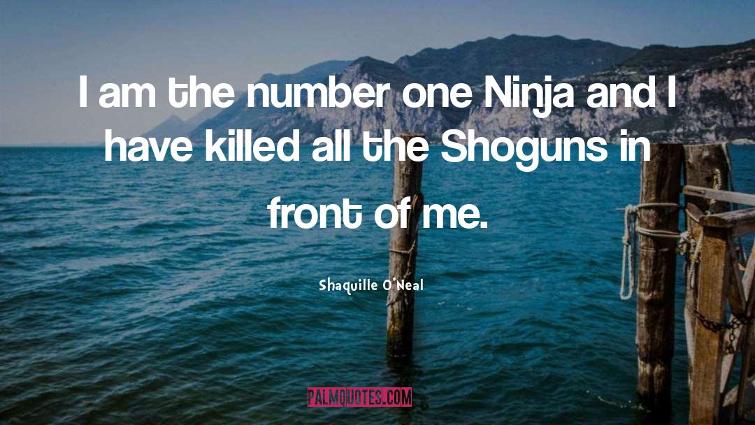 Ninja quotes by Shaquille O'Neal