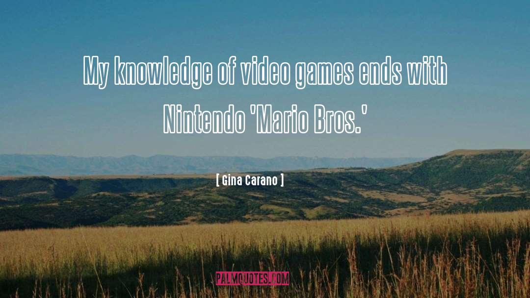 Nintendo quotes by Gina Carano