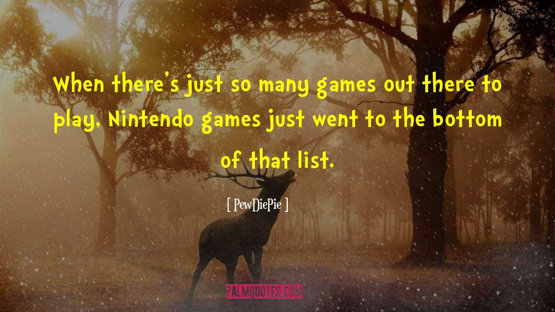 Nintendo quotes by PewDiePie