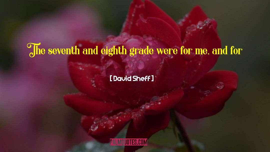 Ninth Grade quotes by David Sheff