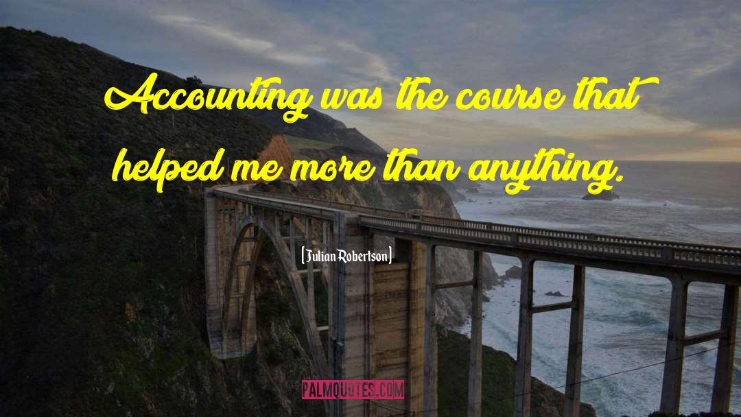 Nisivoccia Accounting quotes by Julian Robertson