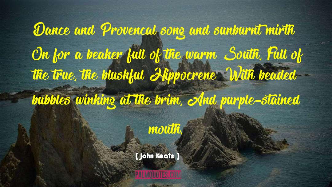 Nithin Purple quotes by John Keats