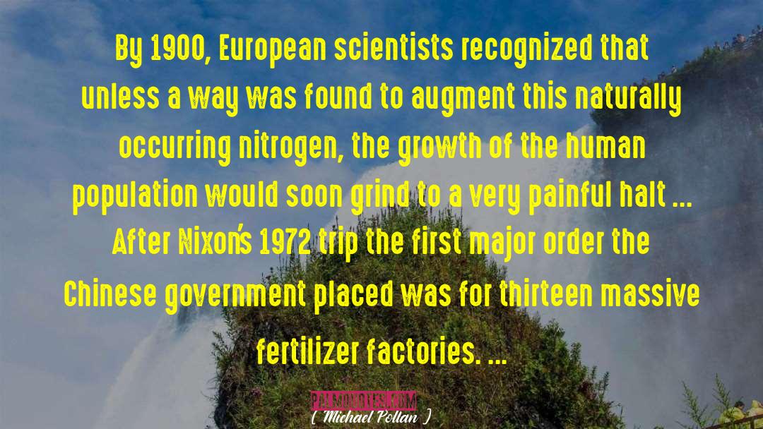 Nitrogen quotes by Michael Pollan