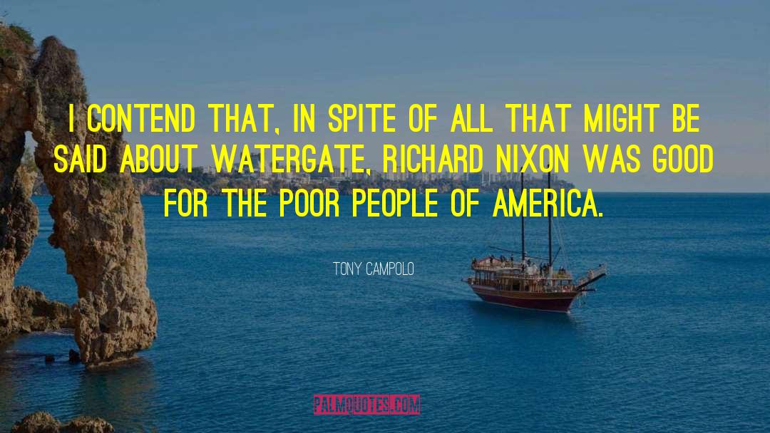 Nixon quotes by Tony Campolo