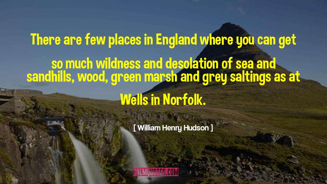 Nmero Green quotes by William Henry Hudson
