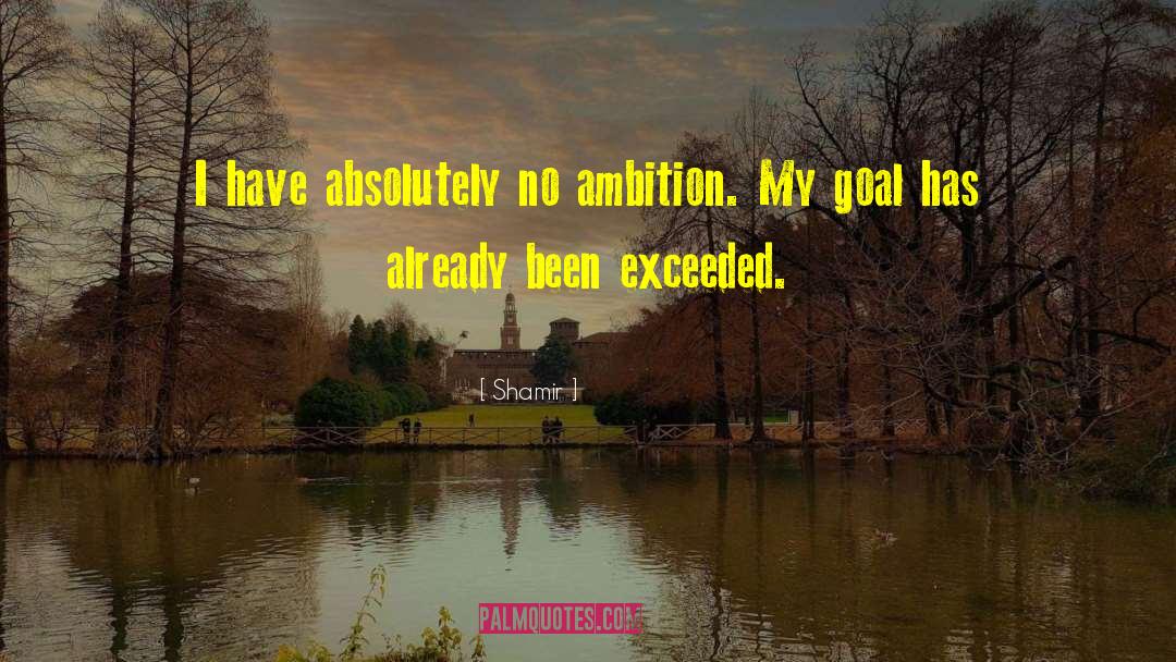 No Ambition quotes by Shamir