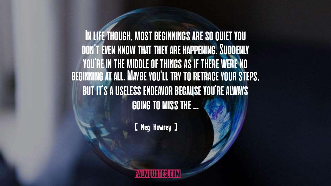 No Beginning quotes by Meg Howrey