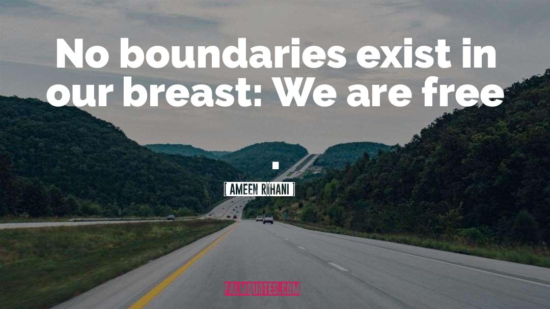 No Boundaries quotes by Ameen Rihani