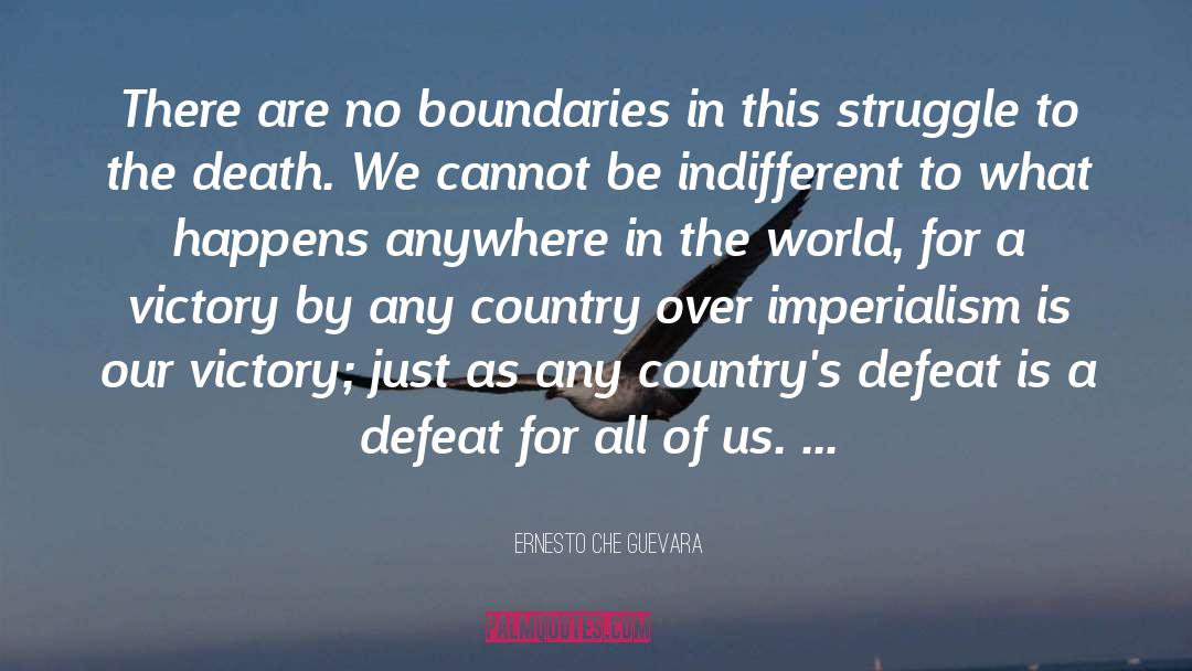No Boundaries quotes by Ernesto Che Guevara