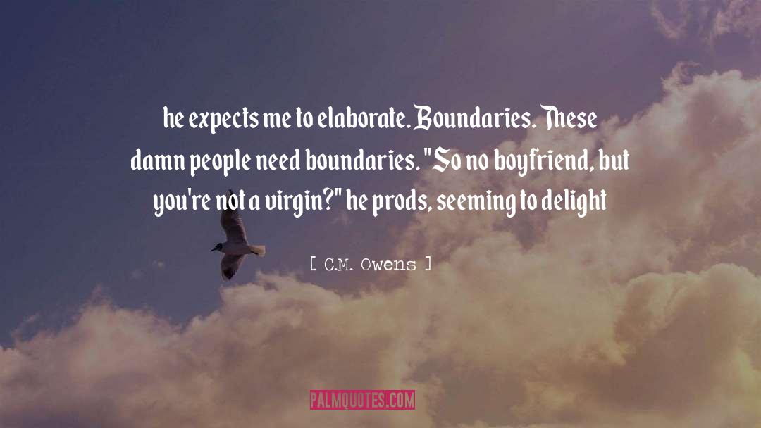 No Boyfriend quotes by C.M. Owens