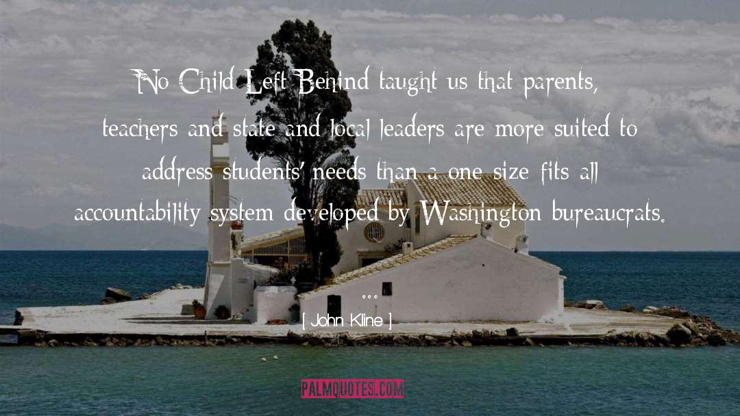 No Child Left Behind quotes by John Kline