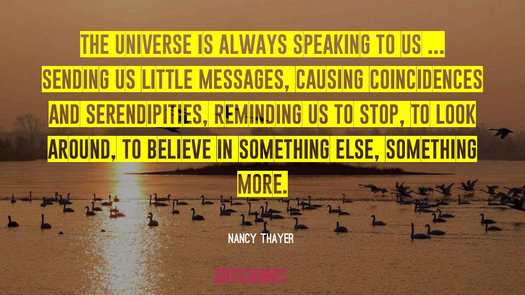 No Coincidences quotes by Nancy Thayer