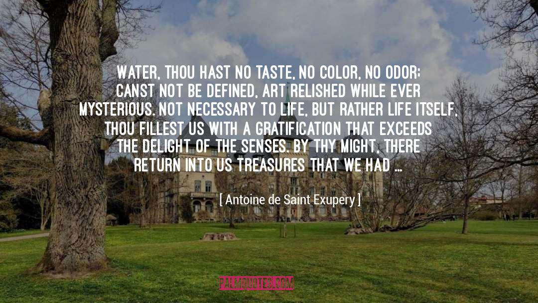 No Color quotes by Antoine De Saint Exupery